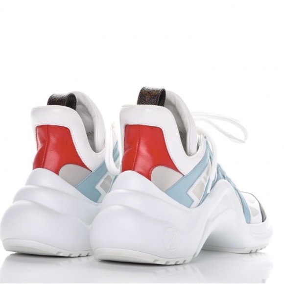 LOUIS VUITTON Calfskin Technical Nylon LV Archligh - Picture 8 of 8